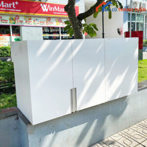 Tủ Gỗ Tiện Lợi 1M48 Màu Trắng Đẹp Cũ