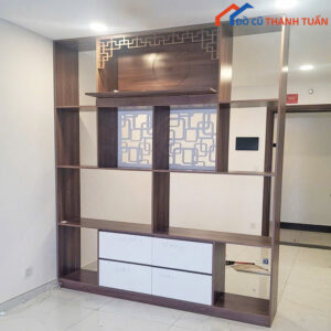 Kệ Tủ Vách Ngăn Kèm Kệ Thờ Phòng Khách Cũ