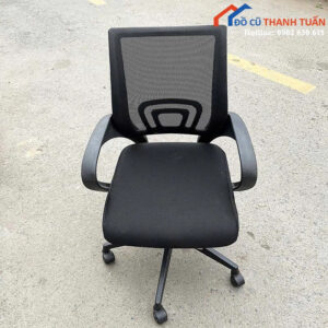 Ghế Xoay Lưng Lưới Chân Nhựa Bền Bỉ Cũ