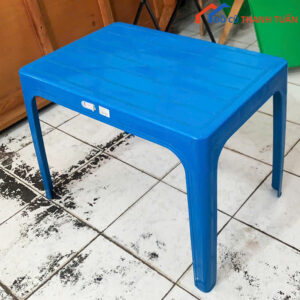 Bàn Nhựa Xanh Dương 44CMx64CM Cũ Giá Rẻ