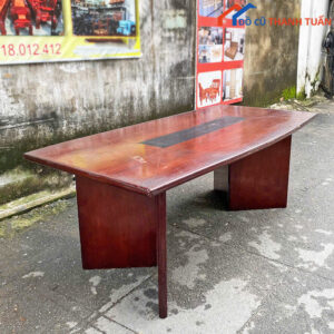 Bàn Họp Gỗ Màu Nâu 2Mx1M Cũ Giá Rẻ