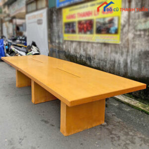 Bàn Họp Văn Phòng Kích Thước Lớn 3M6x1M2 Cũ