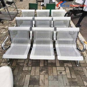 Băng Ghế Chờ 3 Chỗ Inox Cũ Bền Bỉ Giá Rẻ