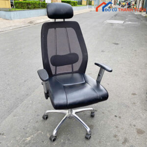 Ghế Xoay Văn Phòng Lưng Lưới Có Tựa Đầu Cao Cũ
