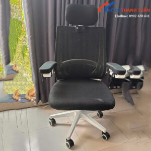 Ghế Xoay Văn Phòng Cũ Chân Inox Cao Cấp (Nhiều Mẫu)