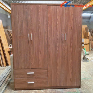 Thanh Lý Tủ Quần Áo 1M6x2M Nâu Sang Trọng Mới 99%