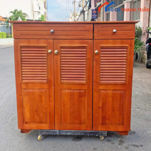 Tủ Giày Dép Gỗ Tự Nhiên 1M02 Cũ Giá Rẻ