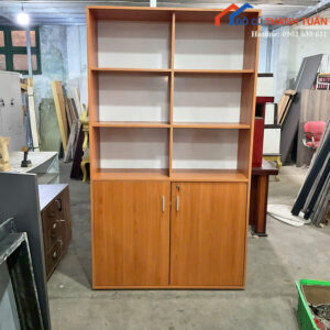 Tủ Hồ Sơ Cũ 1M2x2M1 Màu Nâu Thiết Kế 6 Ngăn