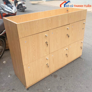 Tủ Locker 6 Ngăn Có Kệ Trang Trí Cũ