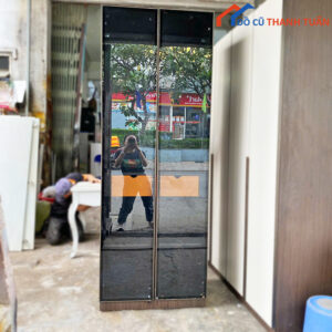 Tủ Quần Áo 2 Cánh Kính 80CMx2M2 Cũ