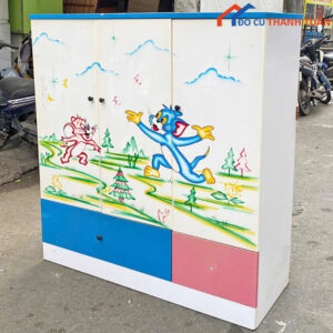 Tủ Quần Áo Trẻ Em 1M2 Tom & Jerry Cũ Giá Rẻ