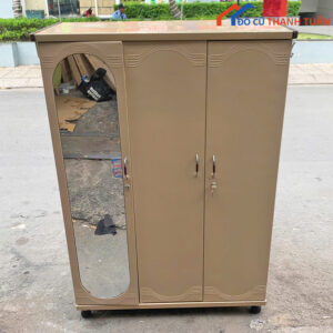 Tủ Quần Áo Sắt Nhỏ Gọn 1M1 Cũ Giá Rẻ