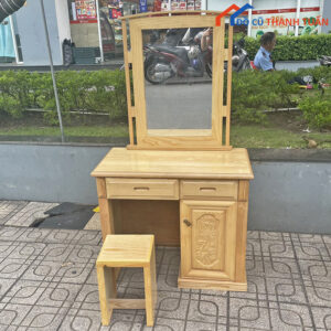 Bàn Trang Điểm Cũ Gỗ Tự Nhiên Sang Trọng