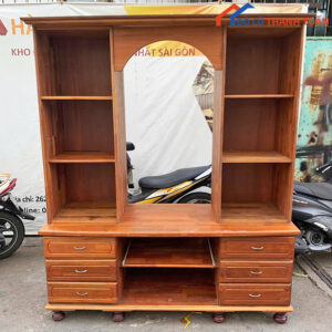 Tủ Kệ Trưng Bày Gỗ Xoan Đào Cũ Giá Tốt