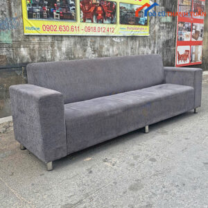 Băng Ghế Sofa Vải Cũ Màu Xám Hiện Đại