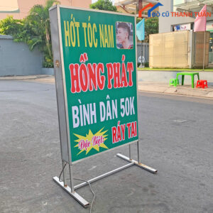 Bảng Hiệu Quảng Cáo Khung Sắt Cũ Giá Rẻ