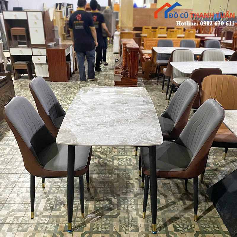 bo-4-1 Bộ Bàn Ăn 4 Ghế Hiện Đại Mới 99% (Nhiều Màu)