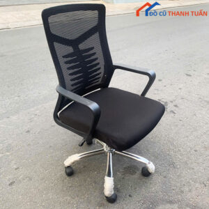 Ghế Xoay Văn Phòng Lưng Lưới Xương Cá Cũ