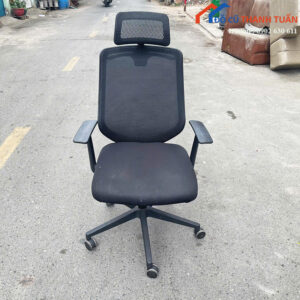 Ghế Văn Phòng Cũ Chân Xoay Có Tay Vịn Chữ T