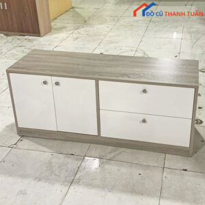 Thanh Lý Tủ Tivi Gỗ Thấp 1M2x50CM Mới 99%