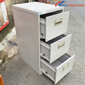 Tủ Hồ Sơ Sắt 3 Ngăn Kéo Cũ Bền Đẹp