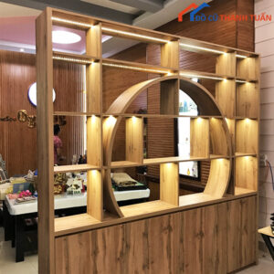 Tủ Kệ Trưng Bày Kiêm Vách Ngăn Sang Trọng Mới 99%