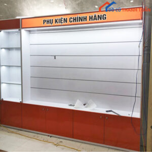 Thanh Lý Tủ Kệ Trưng Bày Phụ Kiện Hiện Đại Mới 99%