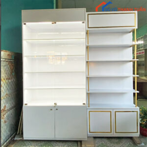 Bộ Kệ Trưng Bày Mỹ Phẩm, Nước Hoa Sang Trọng Mới 99%