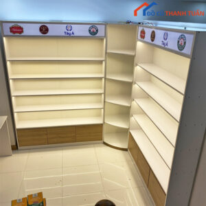 Bộ Kệ Trưng Bày Cửa Hàng Thiết Kế Hiện Đại Mới 99%