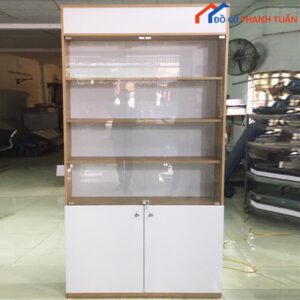 Thanh Lý Tủ Kệ Trưng Bày Cửa Kính Mới 99%