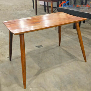 Bàn Ăn Gỗ Cũ Chân Cao Hiện Đại Giá Rẻ