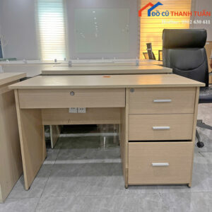 Bàn Làm Việc Cũ Thiết Kế 3 Hộc Kéo Tiện Lợi