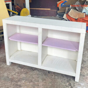 Kệ Gỗ 4 Ngăn Cũ Thiết Kế Tiện Lợi