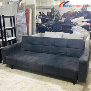 Sofa Bed Màu Đen 2M2 Tối Giản Cũ Giá Rẻ
