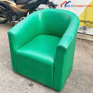 Ghế Sofa Đơn Cho Tiệm Cafe Màu Xanh Lá
