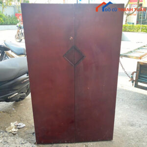 Tủ Gỗ Cũ 2 Cánh Màu Nâu Cánh Gián Giá Rẻ