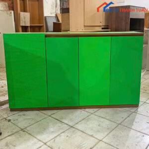 Tủ Gỗ Màu Xanh Lá 3 Cánh 1M3X81CM Cũ