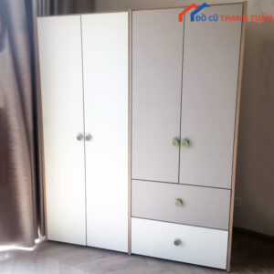 Tủ Quần Áo Cũ 4 Cánh Kết Hợp Ngăn Kéo