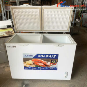 Tủ Đông Cũ Hòa Phát 245 Lít Thiết Kế 2 Cánh