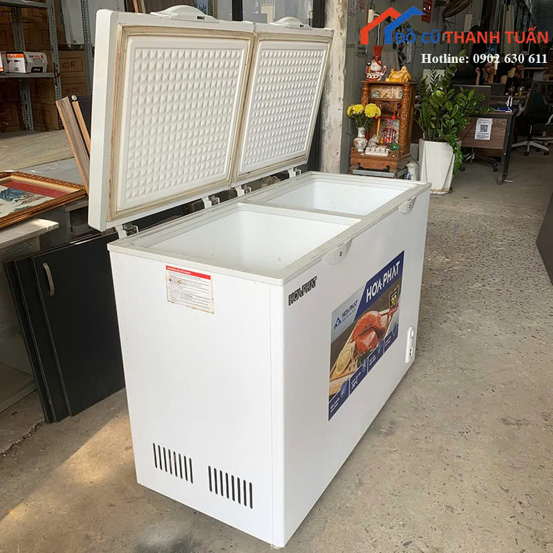 ddl-245lit-G3tr5-3 Tủ Đông Cũ Hòa Phát 245 Lít Thiết Kế 2 Cánh