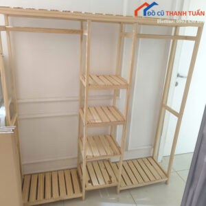 Kệ Gỗ Treo Quần Áo Cũ Thiết Kế Tiện Lợi Giá Tốt