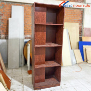Kệ Để Sách Gỗ Cũ Dọc Đứng Tiện Lợi