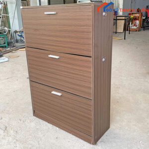 Tủ Giày Dép Cũ 3 Tầng Màu Vân Gỗ Sang Trọng