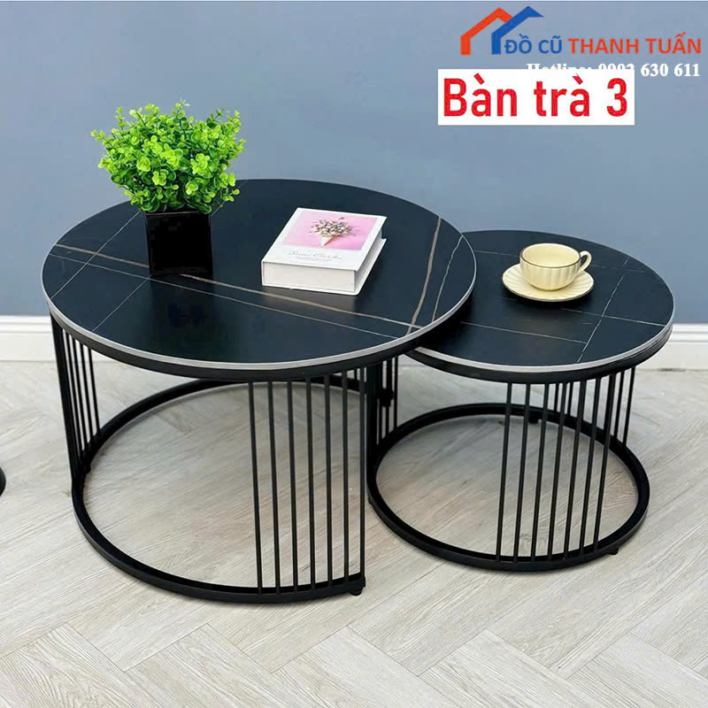 z6869308672576_9e74a46bb8bfbff28a5a83c48c8fbb40 Bộ Bàn Trà Mặt Tròn Sang Trọng Mới 99% (Nhiều Mẫu)