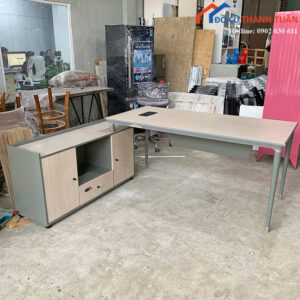 Bàn Giám Đốc Cũ 1M6x1M2 Chữ L Sang Trọng