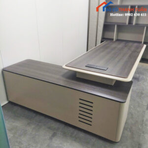 Bàn Giám Đốc 2M17x1M8 Cũ Màu Xám Sang Trọng
