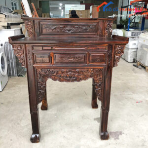 Bàn Thờ 2 Tầng Cũ 1M07x1M3 Chạm Khắc Tinh Tế
