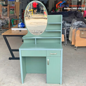 Bàn Trang Điểm Cũ Màu Xanh Pastel Đẹp