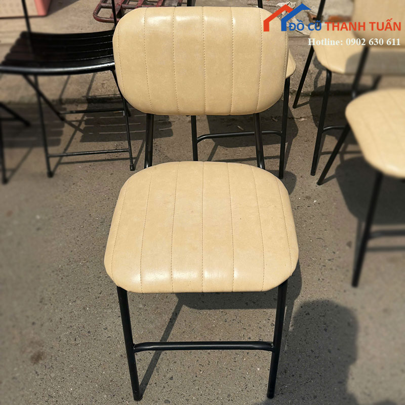 Ghế Cafe Bọc Da Cũ Kiểu Vintage Giá Rẻ