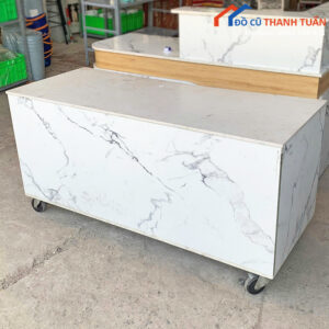 Quầy 1M5x75CM Cũ Mặt Đá Thiết Kế Đơn Giản